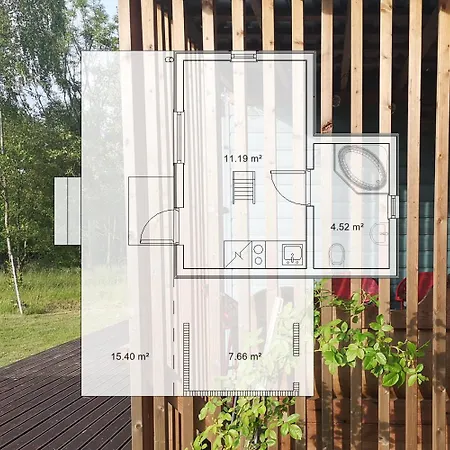 Private Tinyhouse - Blue House Loupollu